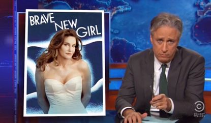Jon Stewart finds a dark side to the Caitlyn Jenner adulation