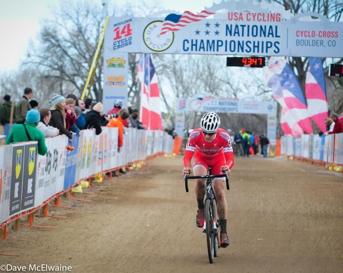 Tobin Ortenblad (California Giant Cycling) having one of his most impressive races to date