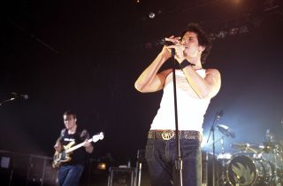 Chris Cornell onstage with Audioslave