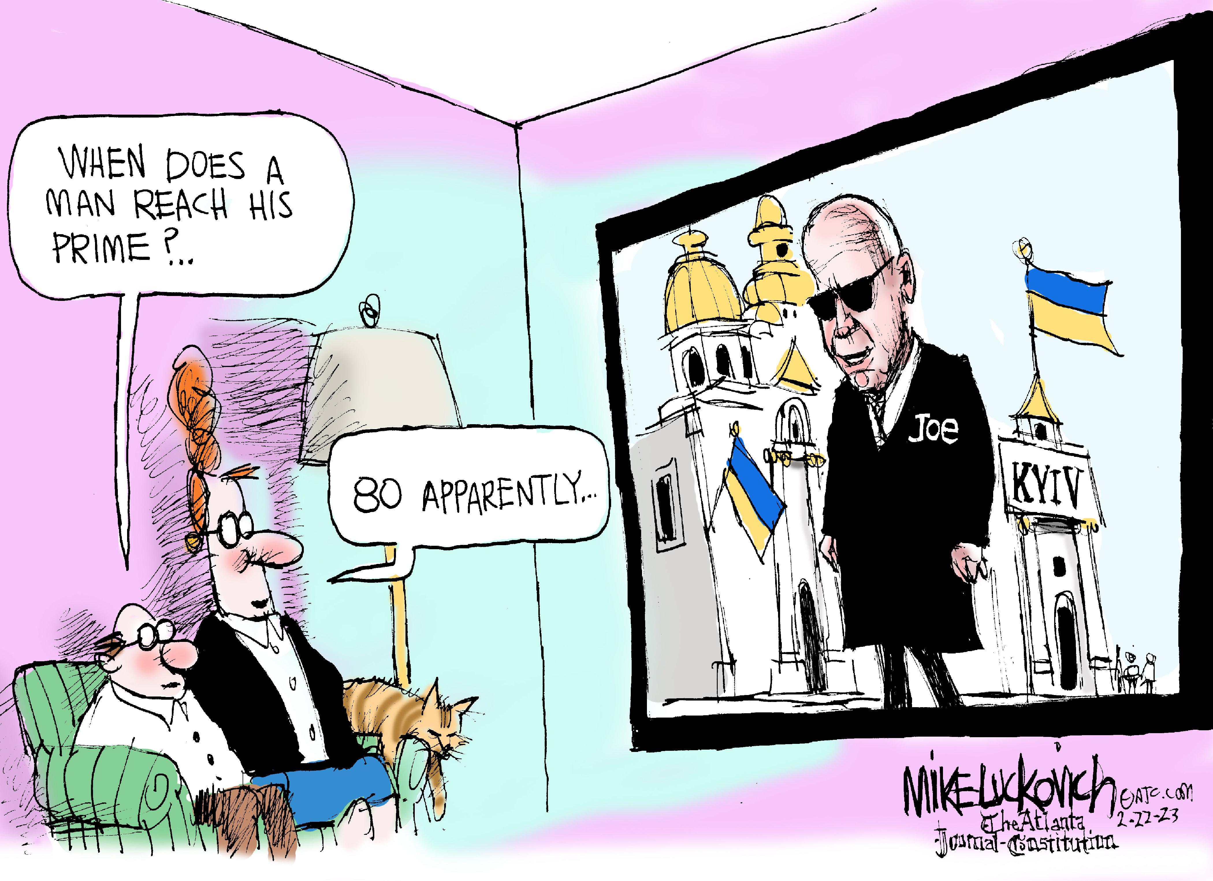 Political cartoon