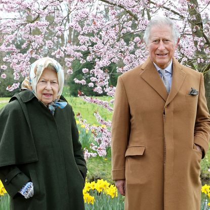 Queen Elizabeth and King Charles