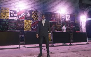 GTA character in nightclub