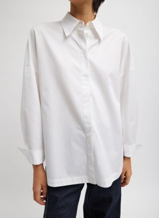 Gabe Oversized Shirt - White / Xxs / T000ct7414