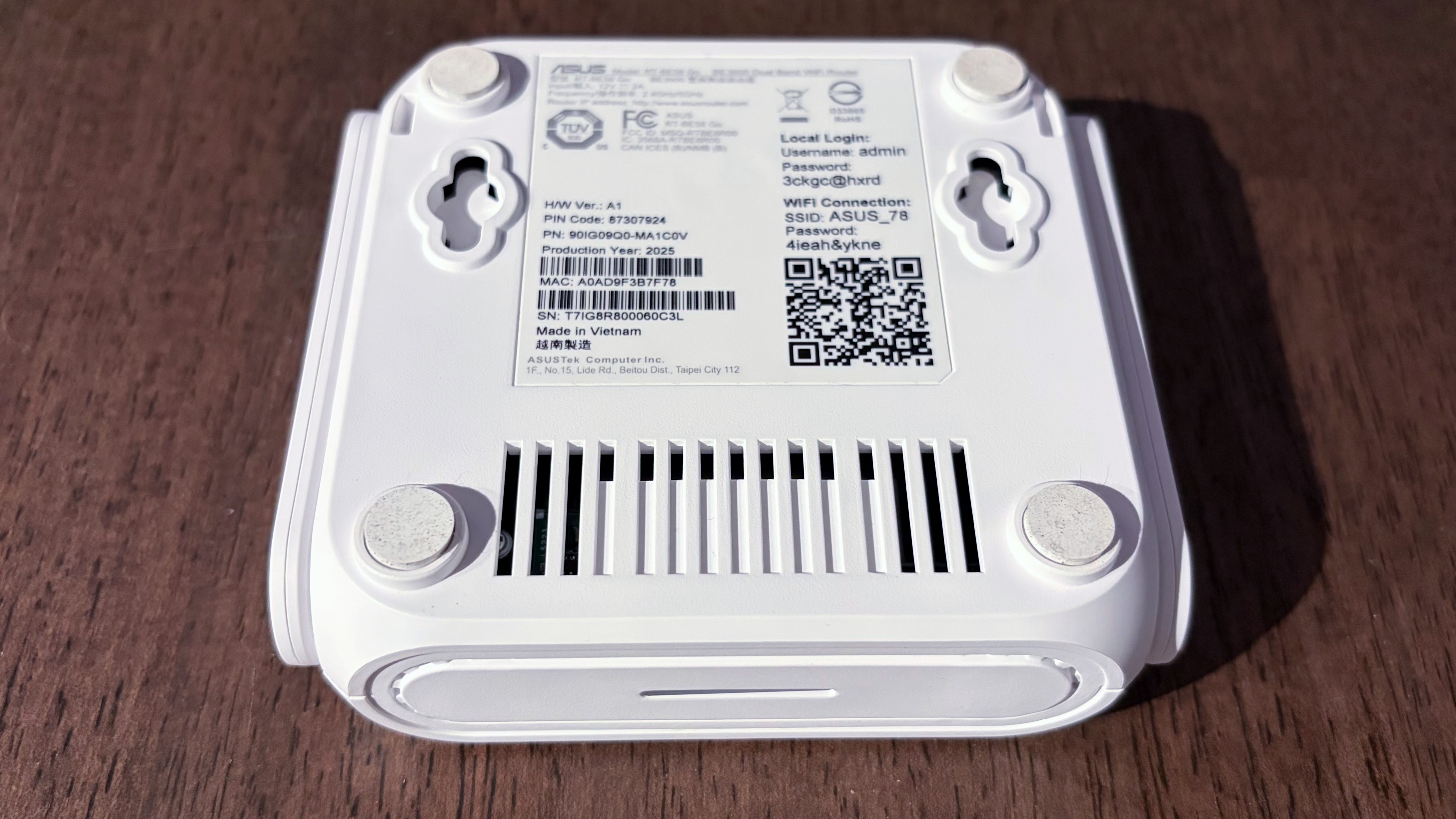 Asus RT-BE58 Go Wi-Fi 7 Travel Router