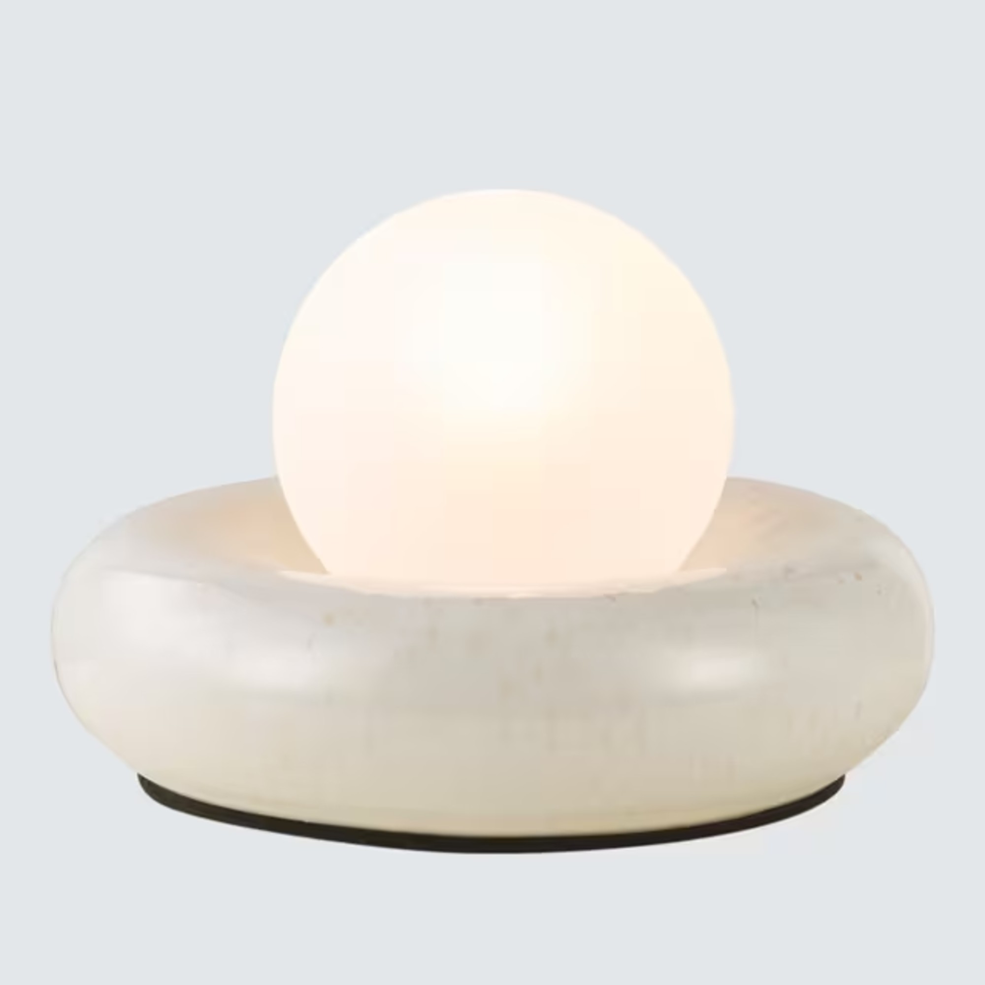 John Lewis Doughnut Table Lamp, Greige