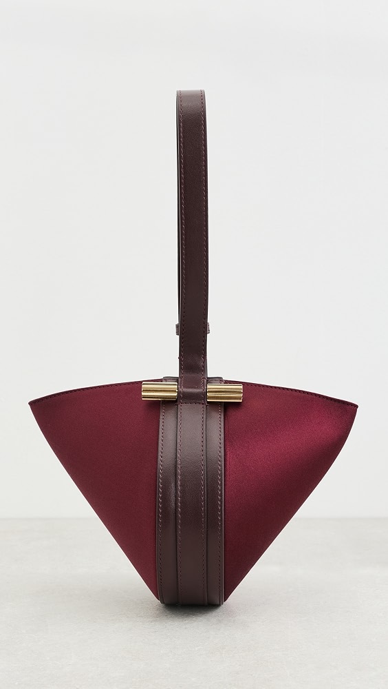 Portofino Dia Clutch - Dark Burgundy