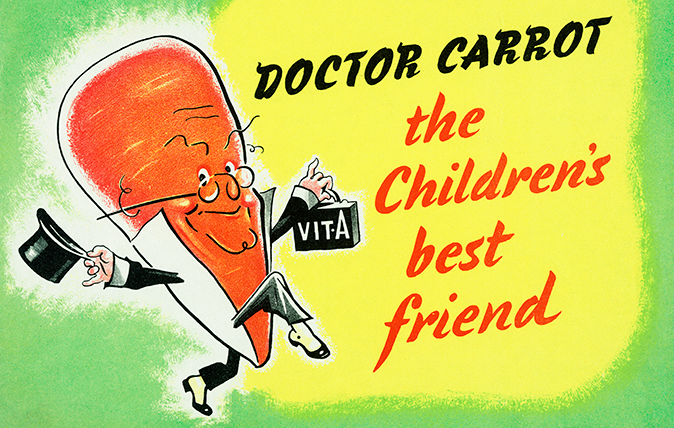 Wartime carrot poster - ©IWM (PST 8105)