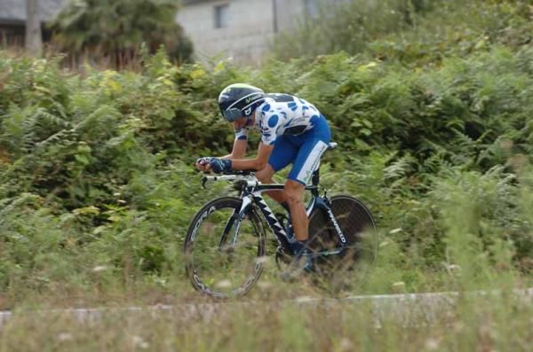 Alejandro Valverde (Movistar) conceded some ground to Alberto Contador and Chris Froome.
