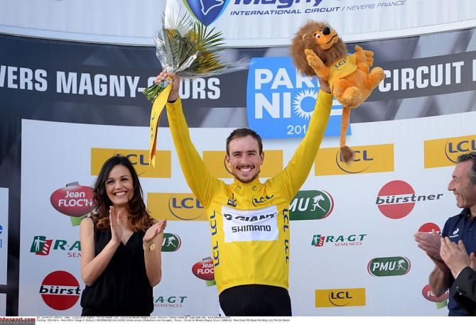 John Degenkolb on the podium