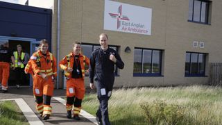 The Duke Of Cambridge Completes His Last Shift With The East Anglian Air Ambulance