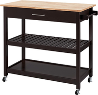 Yaheetech kitchen island on wheels, $109.99, Amazon