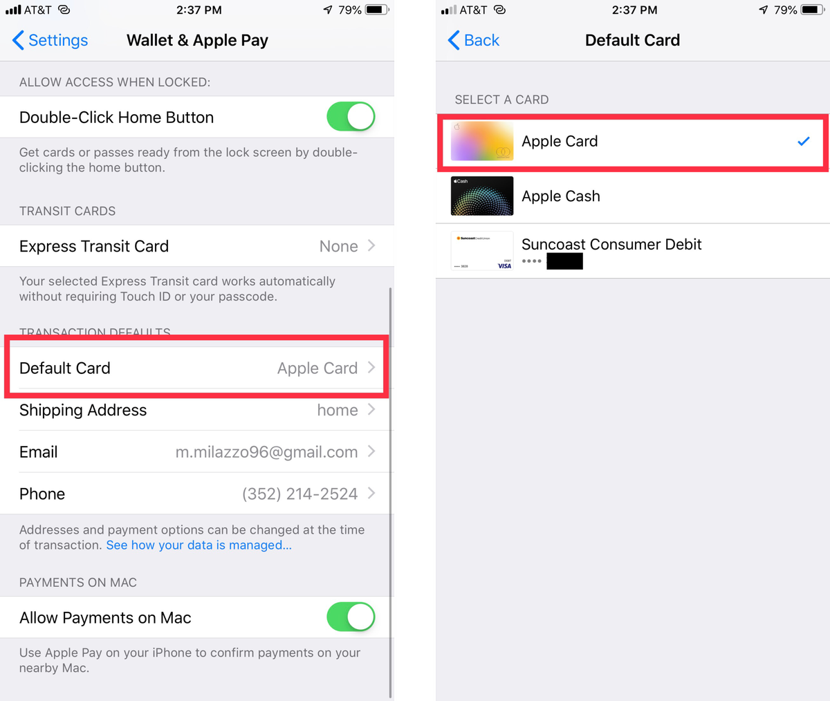 how to link new card to apple pay