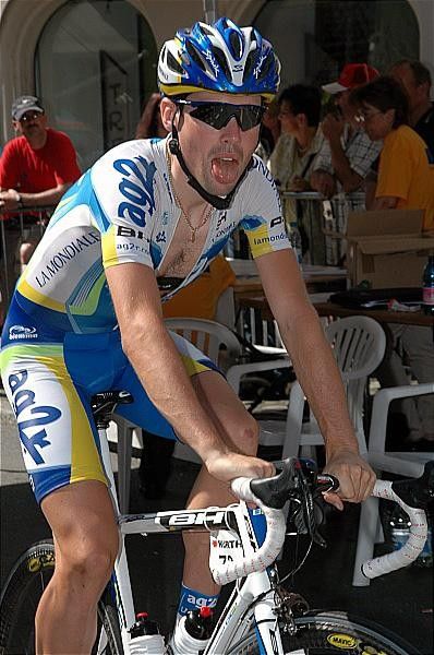 Irishman Philip Deignan (AG2R La Mondiale) makes an expression as if to say he wasn't going to enjoy the day.