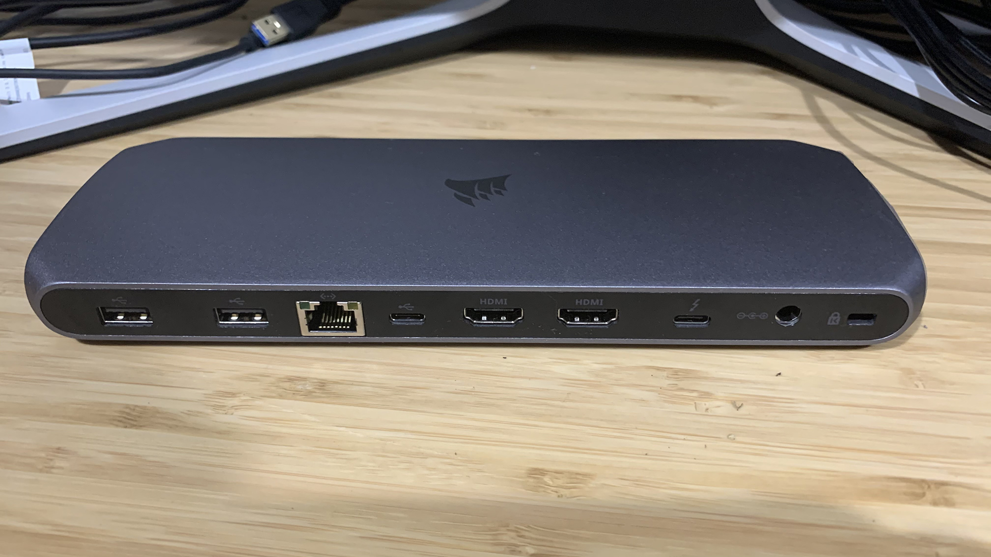 best docking station hub: Corsair TBT100 Thunderbolt 3 Dock