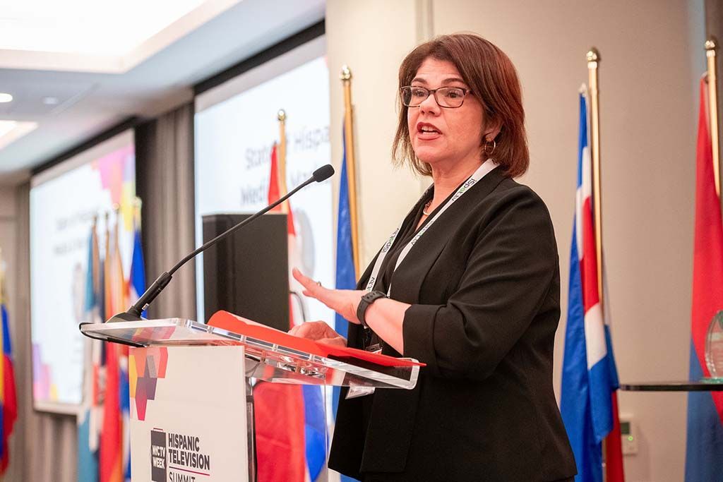 Zubi VP, media integration Isabel Sanchez opened up the Hispanic TV Summit with a session on the &ldquo;State of Hispanic Media &amp; Marketing.&rdquo;