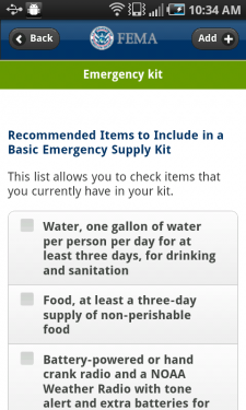 FEMA Android app