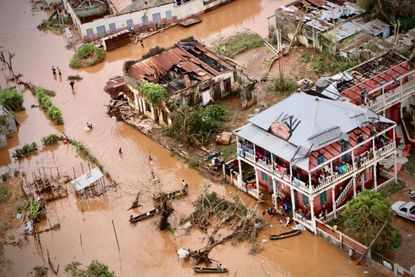 Flooding in Mozambique after Cycle Idai.