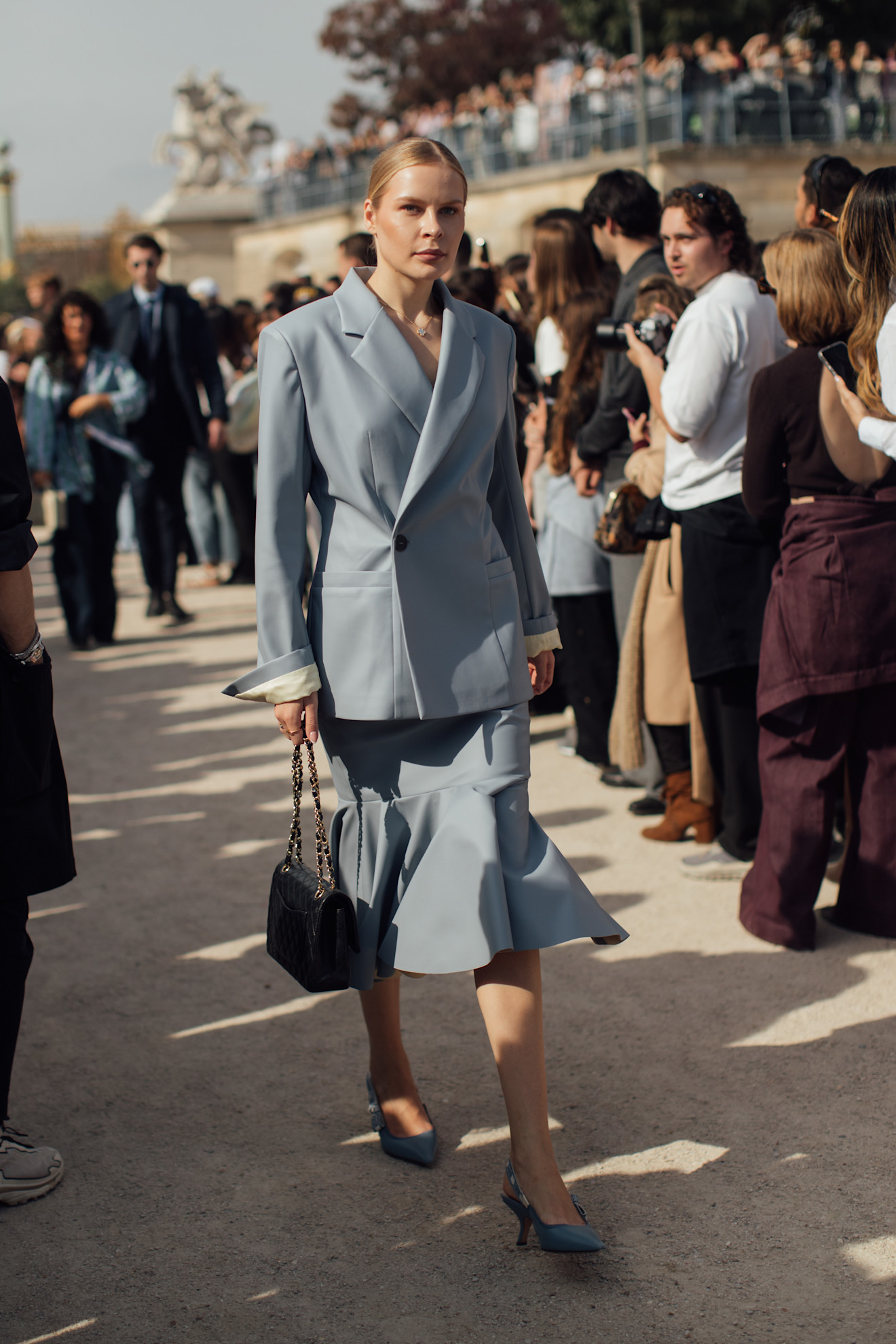 Paris Fashion Week Street Style Trends: Skirt Suit Sets