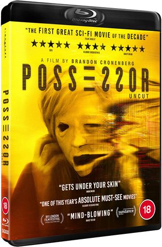 The Blu-ray cover of Possessor.
