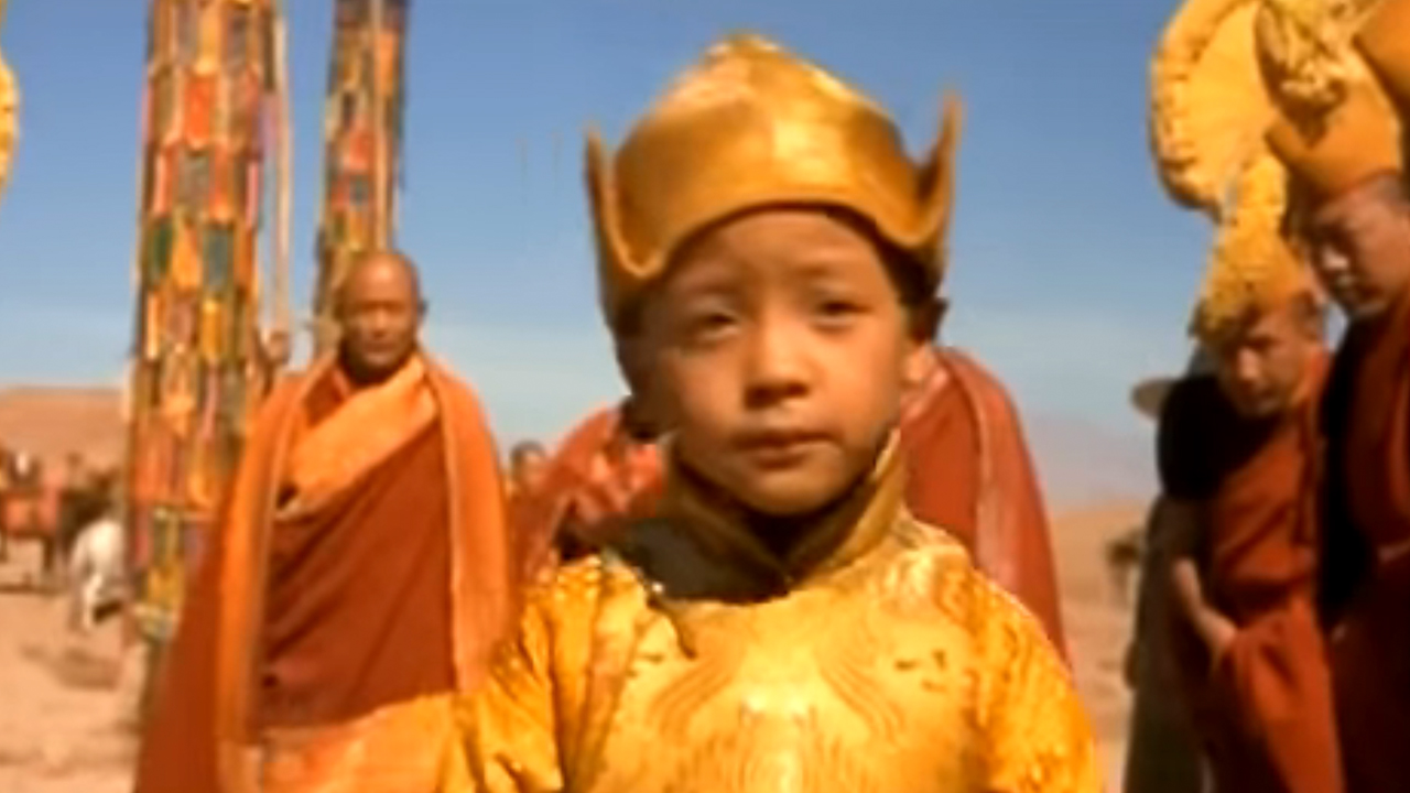 A young Dali Lama in Kundun