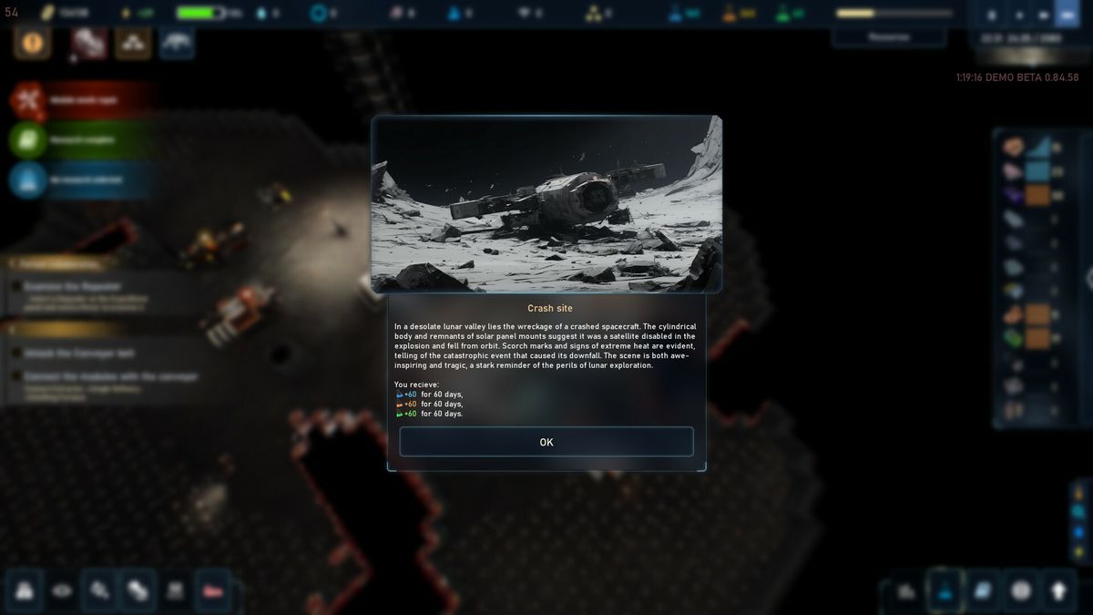 Image from lunar colony game The Crust