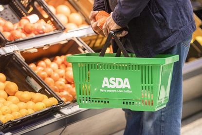 Asda basket, as changes are made to food packaging