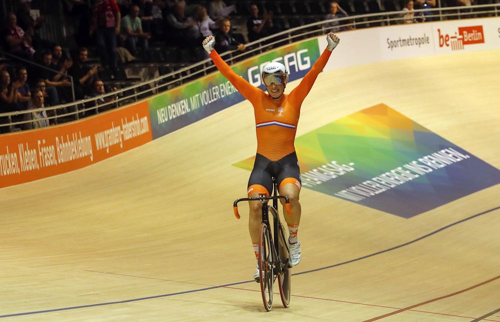 Kirsten Wild win's the women's elimination race