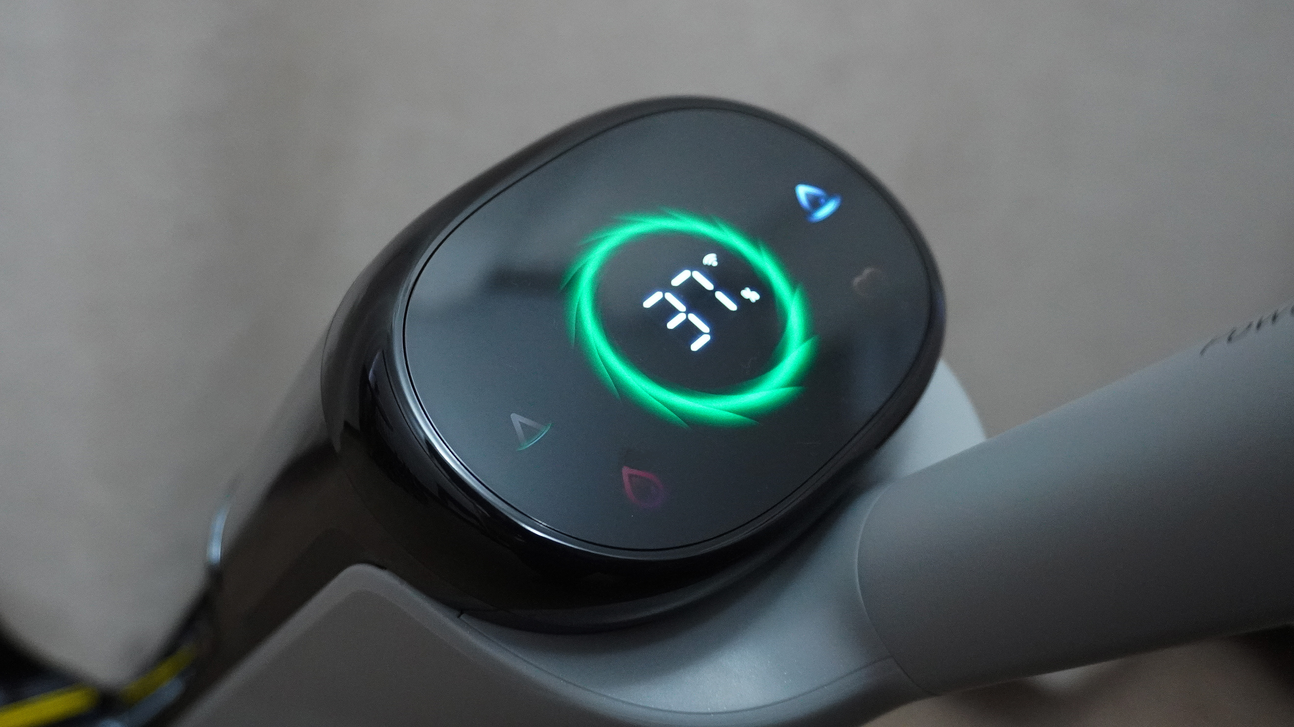 Dreame H15 Pro Heat wet and dry vacuum photographed on a carpet.