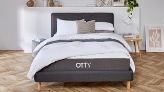 Otty Original Hybrid Mattress on a bed