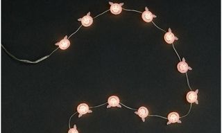 A string of Percy Pig lights from Marks & Spencer