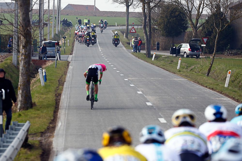 A rider in no-man's land looks for help