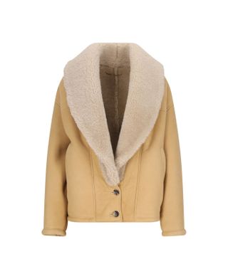 Golden Goose, Single-Breasted Shearling Jacket