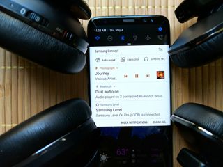 How to set up the Galaxy S8 to send Bluetooth audio to two devices