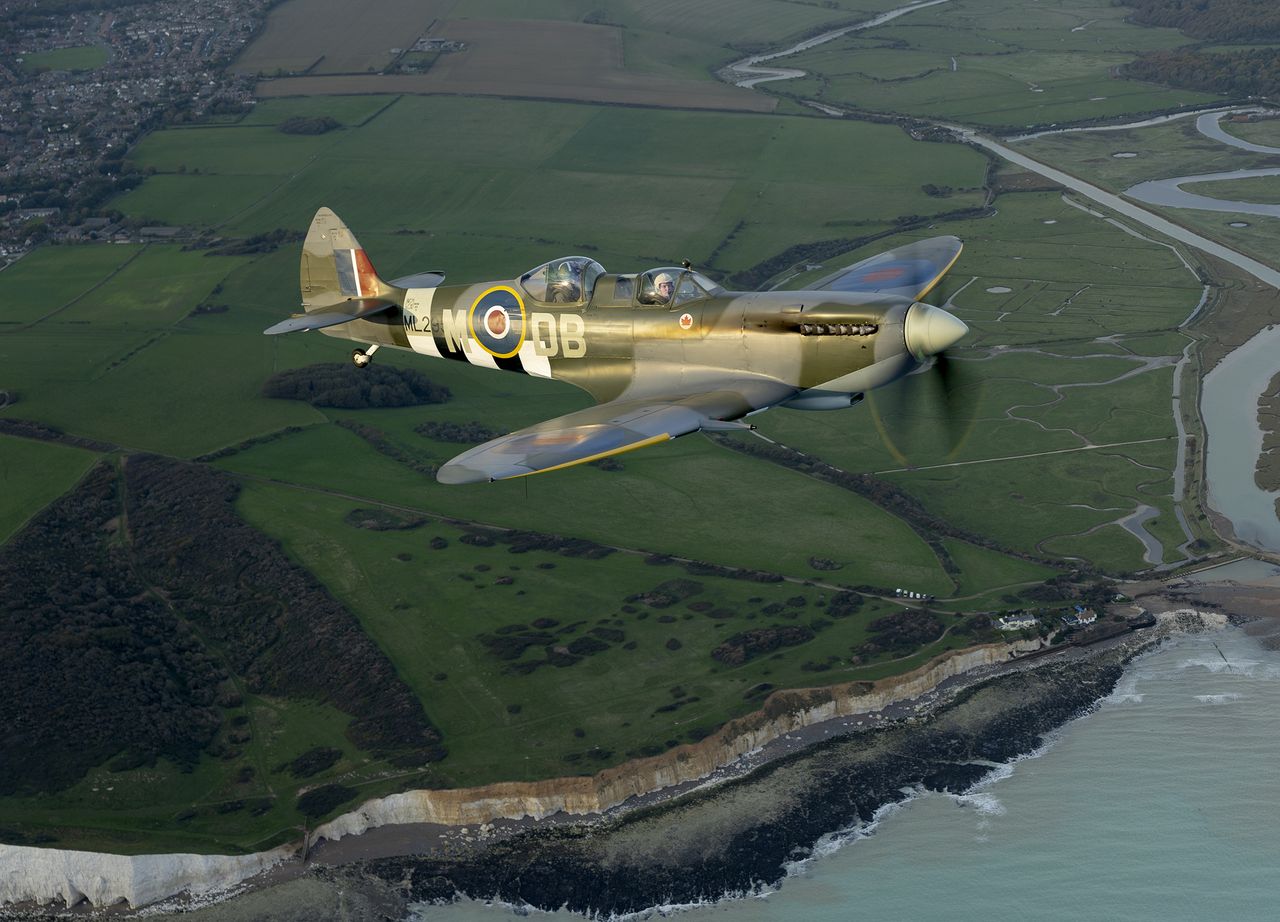 A damaged wing from restored Second World War Spitfire ML295 (above) is being used to create ‘The Few’ watches (below). Photograph by Rod Kirkpatrick/RKP Photography.