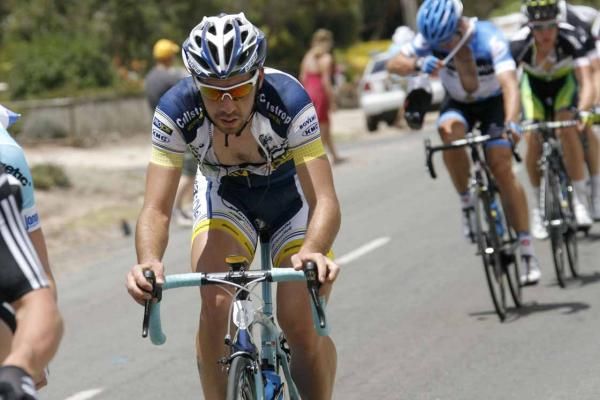 Thomas De Gendt (Vacansoleil-DCM) in the peloton.