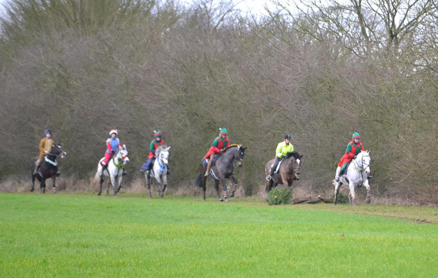 Katie Jerram Christmas ride canter
