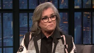 Rosie O'Donnell on Late Night with Seth Meyers.