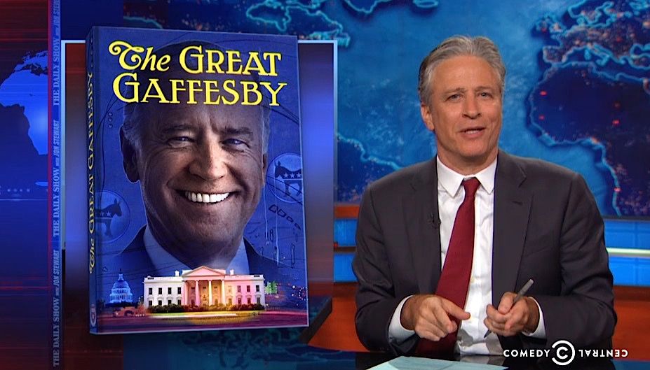  Jon Stewart mocks Joe Biden one last time on The Daily Show