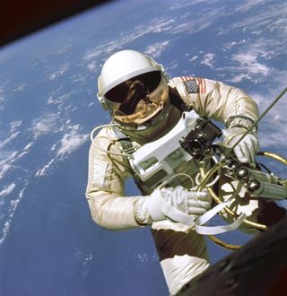 Ed White During First American EVA