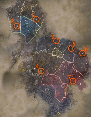Dying Light 2 facilities map all water towers electrical stations