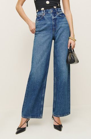 Wes High Waist Wide Leg Jeans