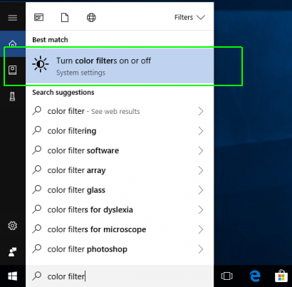 how to turn off grayscale windows 10