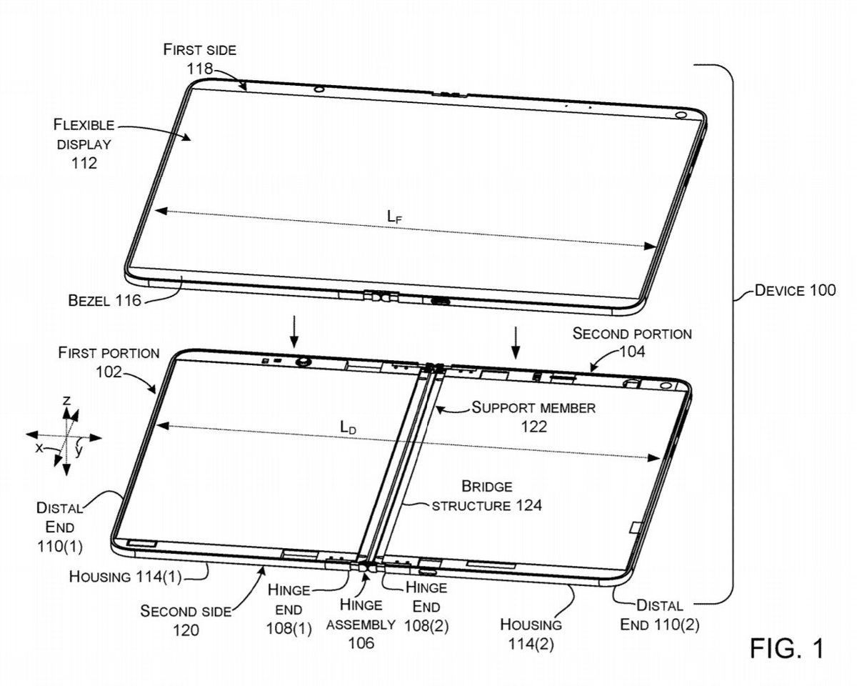Folding screen patent open