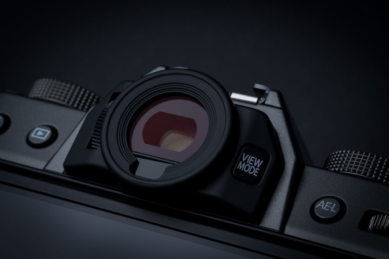 The X-T30's EVF has a lower magnification and lower resolution than the X-T3, although the 2.36million-dot resolution is perfectly respectable against those in rival models. Image credit: Fujifilm