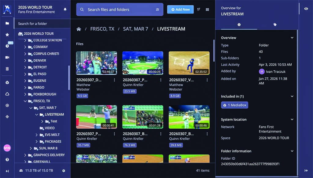 Sony&rsquo;s Ci Media Cloud helped the Savanah Bananas quickly upload, organize and share video footage. 