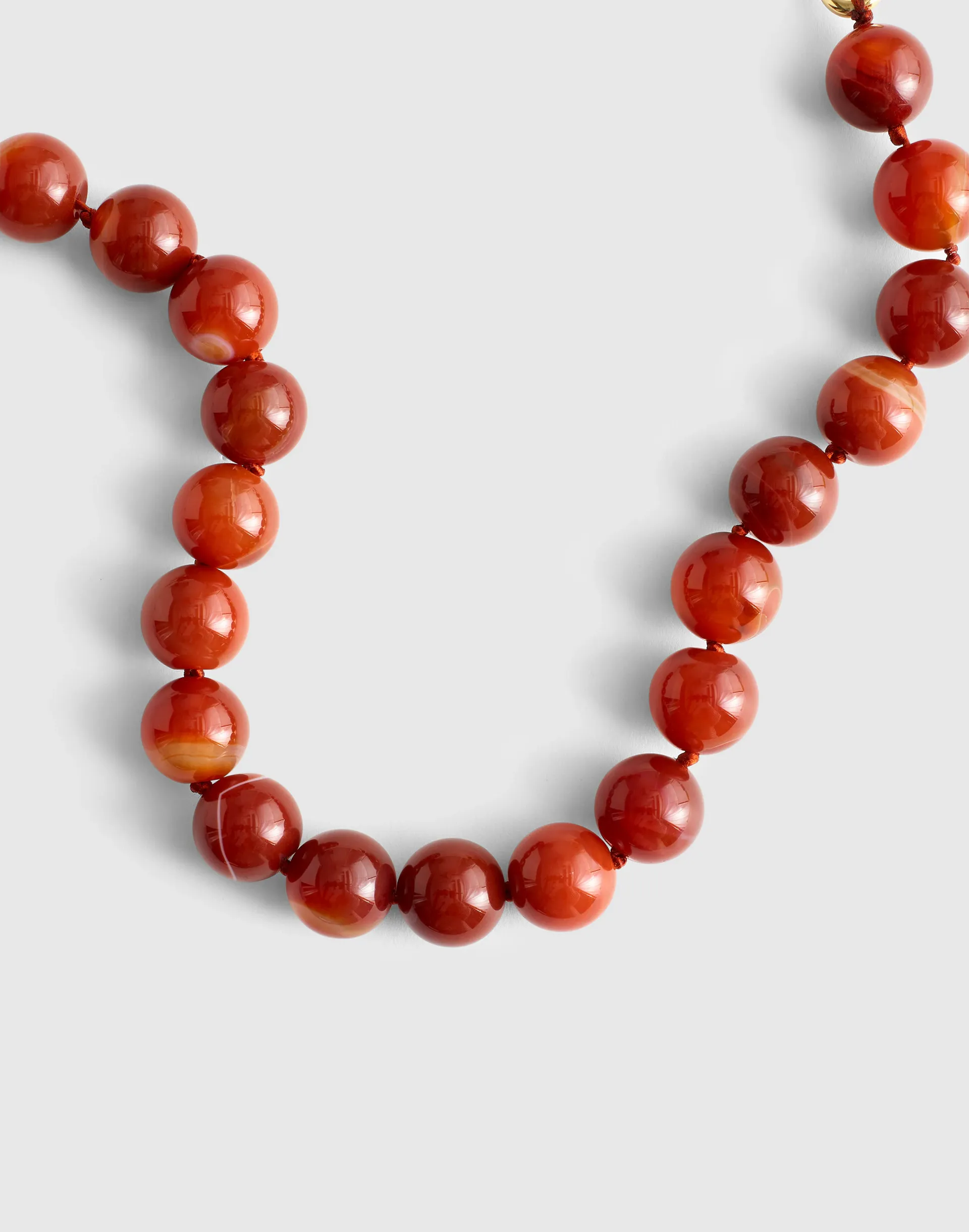 Semiprecious Oversized Beaded Choker Necklace