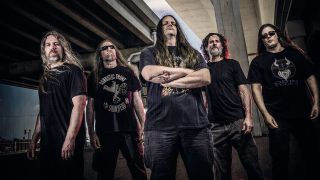A press shot of cannibal corpse
