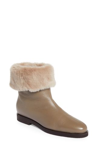 The Off Duty Bootie with Faux Fur Trim