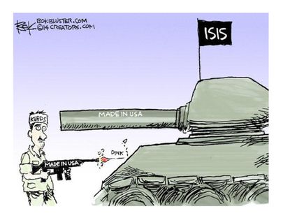 Political cartoon world ISIS Iraq
