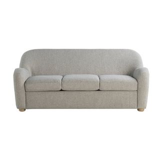 Studio Living Genifer Modern Sofa, Pebble Gray Boucle Fabric